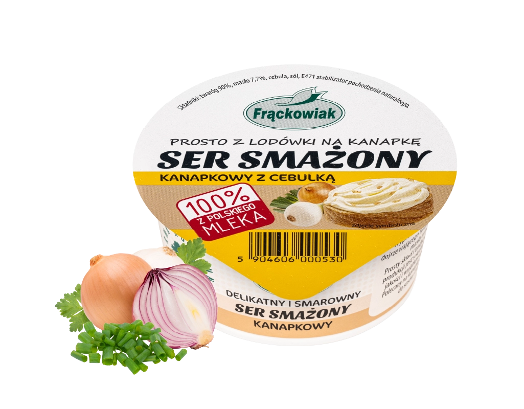 Ser smażony kanapkowy z cebulką 130g