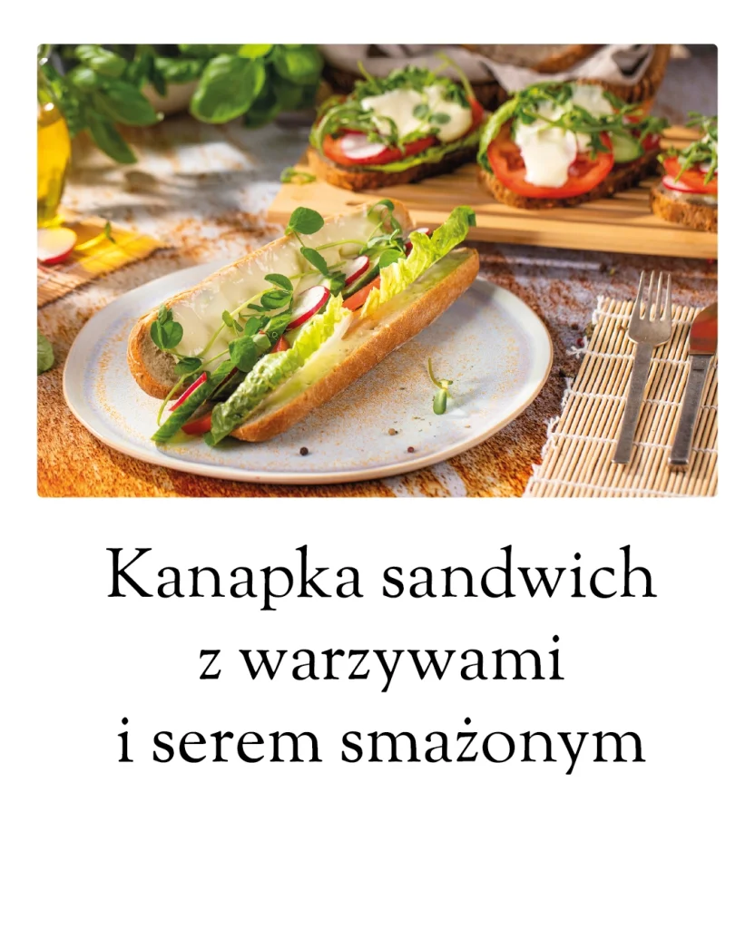Przepisy kulinarne ze smażonym serem - kanapka sandwich